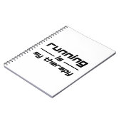 Carnet Running Est Ma Thérapie (Côté gauche)