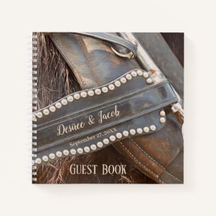 Carnet Russe Mariage Brown Pays Western Horse Invité