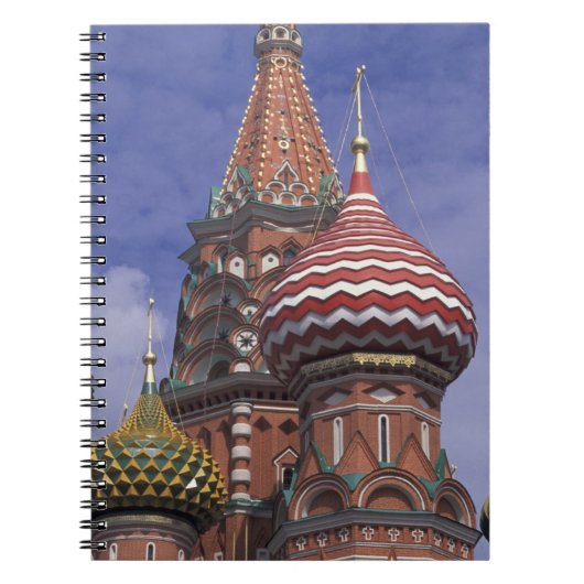 Carnet Russie, Moscou, place Rouge. oignons célèbres de S (Devant)