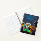 Carnet Russie ou Fédération de Russie Moscou la nuit (Intérieur)