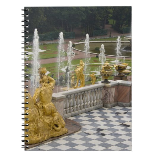 Carnet Russie, Saint-Pétersbourg, Peterhoff (alias (Devant)