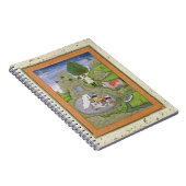 Carnet Rustam tuant le démon blanc, illustration de (Côté Droit)