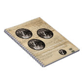 Carnet Rustic 1860's Your Custom Dog Art Ephemera Imprime (Côté Droit)