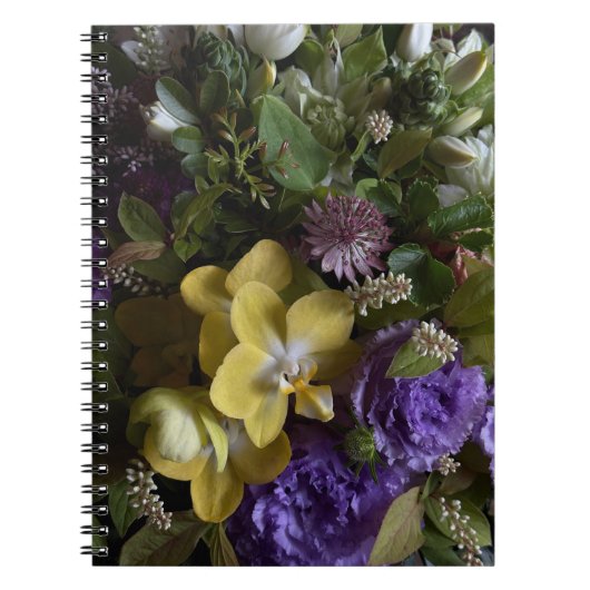 Carnet Rustic Antique Floral Bouquet Notebook (Devant)