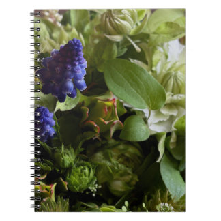 Carnet Rustic Botanical Garden Flowers Notebook