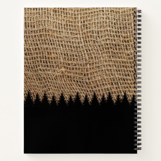 Carnet Rustic Camping Extérieur Aventure (Dos)