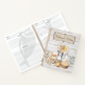 Carnet Rustic Country Cuisine Cuisine Ustensiles de cuisi (Intérieur)