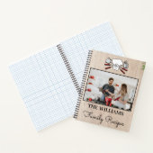 Carnet Rustic Custom Photo Nom de famille Monogramme Livr (Intérieur)