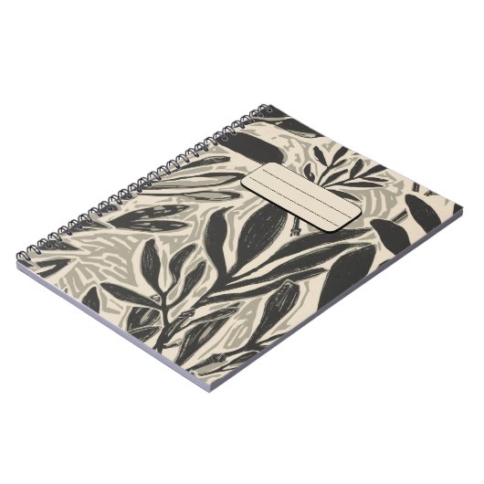 Carnet Rustic Eucalyptus Leaves & Branches (Côté gauche)