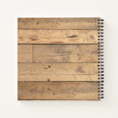 Carnet Rustic Family Cabine Photo Forest Trees Guestbook (Dos)