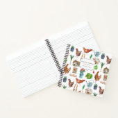 Carnet Rustic Green Farmers Motif de recettes de poulet d (Intérieur)