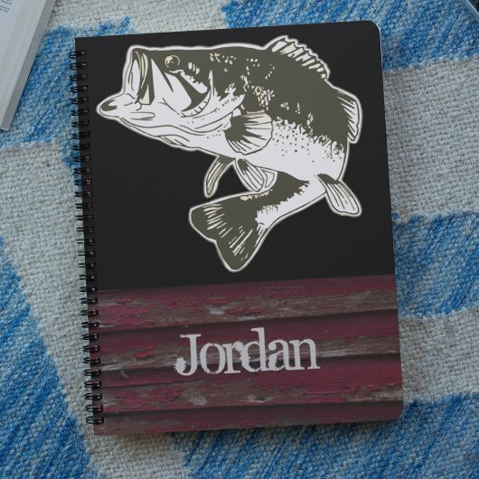 Carnet Rustic Homme's Bass Pêche Nom du Cool