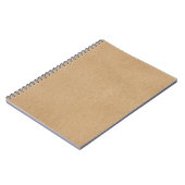 Carnet Rustic Kraft Simple Élégant Bohème (Côté gauche)