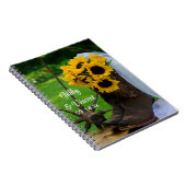 Carnet Rustic Sunflowers and Cowboy Boots Western Wedding (Côté Droit)