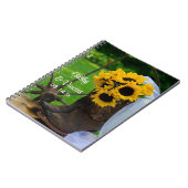 Carnet Rustic Sunflowers and Cowboy Boots Western Wedding (Côté gauche)
