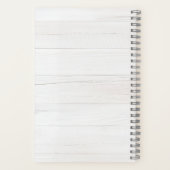 Carnet Rustic Watercolor Eucalyptus Monogram (Verso)