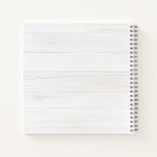 Carnet Rustic Watercolor Eucalyptus Monogram (Dos)