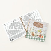 Carnet Rustic Wood Farmhouse Food Family Recette (Intérieur)