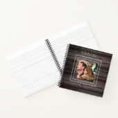 Carnet Rustic Wood Nom de la photo Pays (Intérieur)