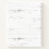 Carnet Rustique Aquarelle Laurel Wreath Monogramme Recett (Dos)