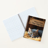 Carnet rustique de la ferme de chats (Intérieur)