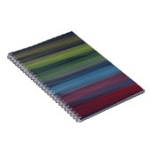 Carnet Rustique Élégant Multicolore Sarcelle (Côté Droit)