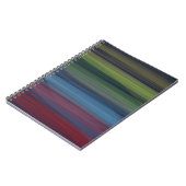 Carnet Rustique Élégant Multicolore Sarcelle (Côté gauche)