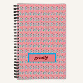 Carnet Rustique Floral Moderne (Recto)