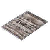 Carnet rustique MAISON SWEET HOME | (Côté gauche)