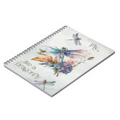 Carnet Rustique Retro Voler Comme Une libellule (Côté gauche)