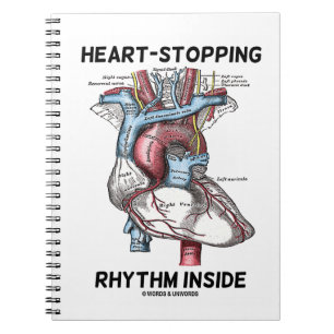 Carnet Rythme terrifiant à l'intérieur de coeur