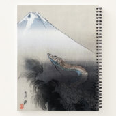 Carnet Ryu Shoten : Dragon éblouissant sur Fuji, Japon (Dos)