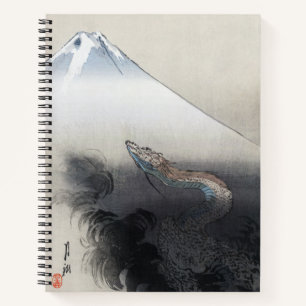 Carnet Ryu Shoten : Dragon éblouissant sur Fuji, Japon