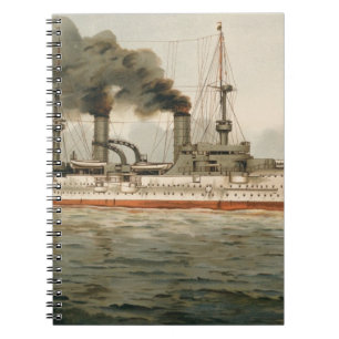 Carnet S.M. Kreuzer "Furst Bismarck" de Grosse (H.M.