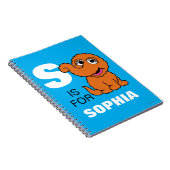 Carnet S pour Snuffleupagus | Ajoutez votre nom (Côté Droit)