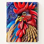 Carnet Sa Majesté d'or - Le coq (Dos)