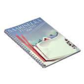 Carnet Saariselkä Finlande affiche de ski (Côté Droit)