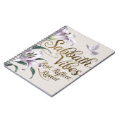 Carnet Sabbath Vibes (Côté gauche)