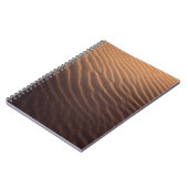 Carnet Sable Brown avec eau le matin (Côté gauche)