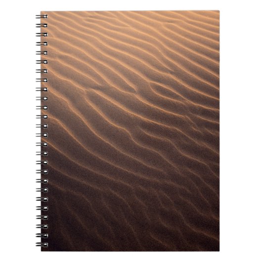 Carnet Sable Brown avec eau le matin (Devant)