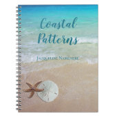 Carnet Sable de mer tropicale Dollar Starfish Personnalis (Devant)