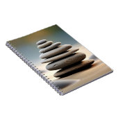 Carnet Sable De Pebble Rocheux Tranquille (Côté Droit)