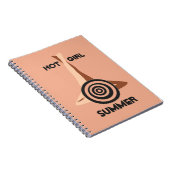 Carnet Sable de pêche d'été pour filles chaudes (Côté Droit)