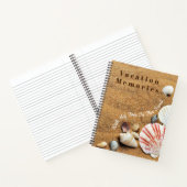 Carnet Sable de plage et coquillages (Intérieur)