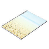 Carnet Sable et mer Calme Côté (Côté gauche)