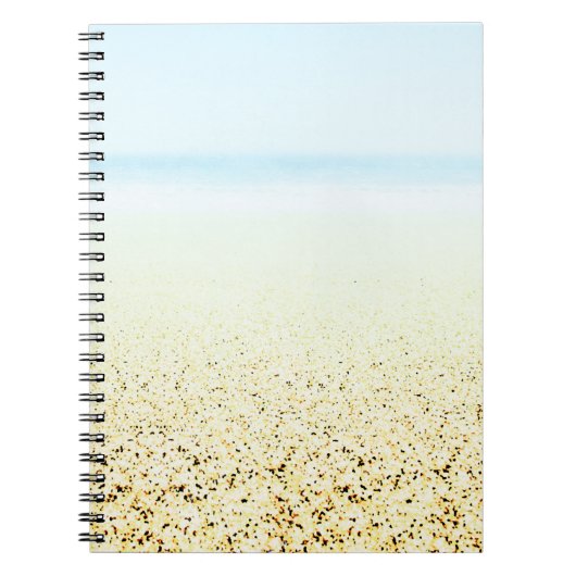 Carnet Sable et mer Calme Côté (Devant)