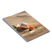 Carnet Sable Rose Coquillage (Côté Droit)