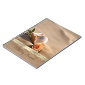 Carnet Sable Rose Coquillage (Côté gauche)