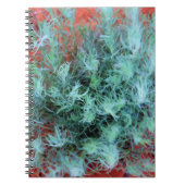 Carnet Sable vert sur sable rouge (Devant)