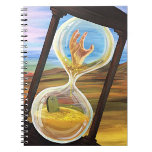 Carnet Sablier surréaliste Memento Mori Art gothique du d